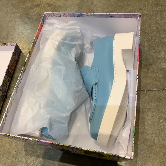 Jeffrey Campbell Blue Loafers - Picture 4 of 7